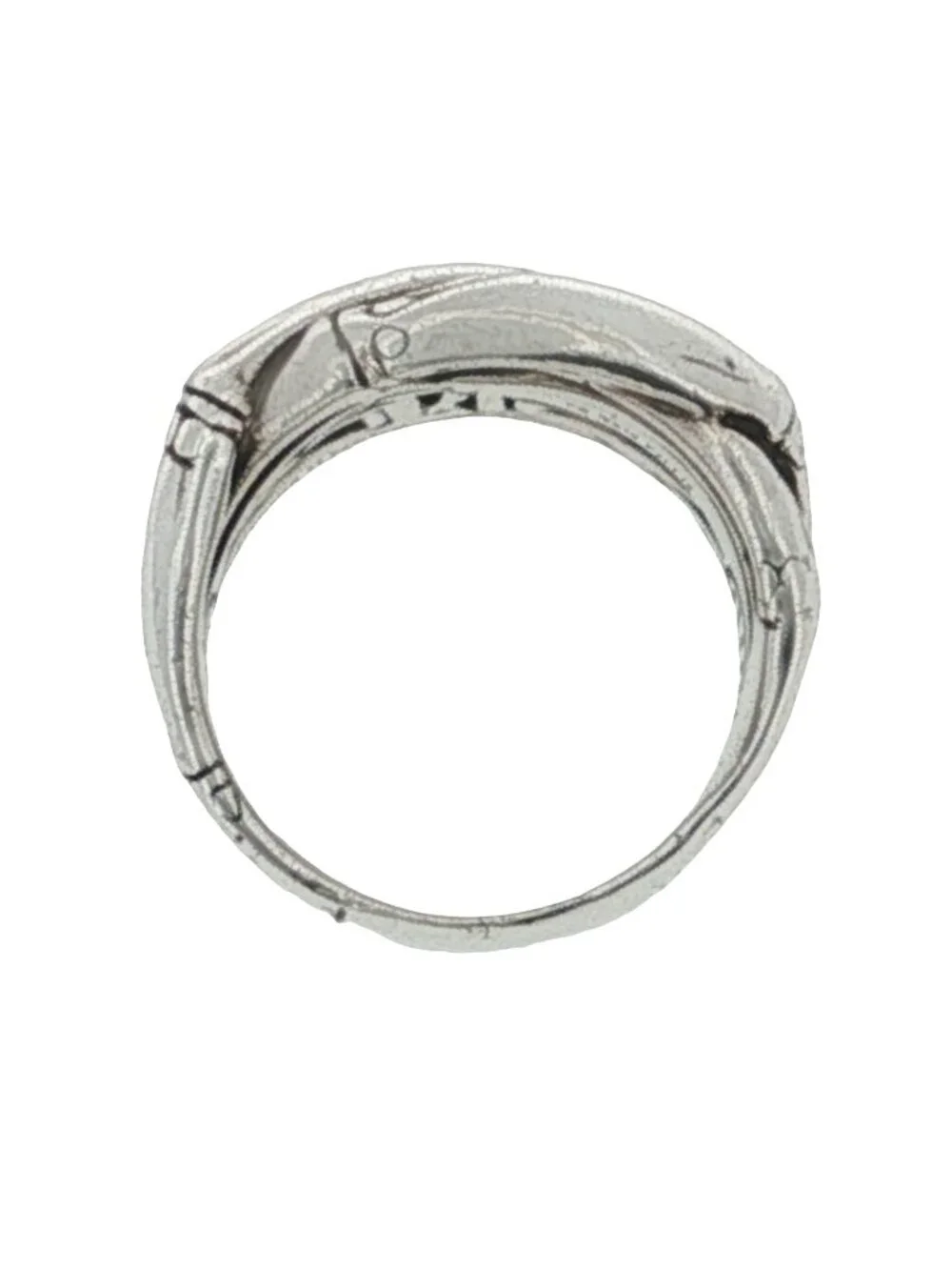 JOHN HARDY 925 Sterling Silver Bamboo Ring Size 7